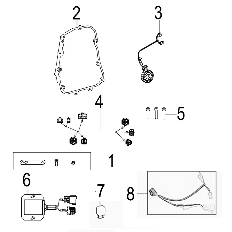 Optional stator 2 connector