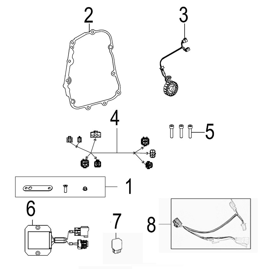 Optional stator 2 connector