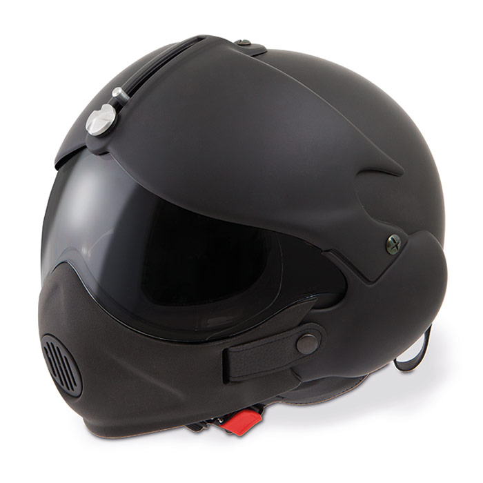 CASCO TORNATO NERO OPACO XS