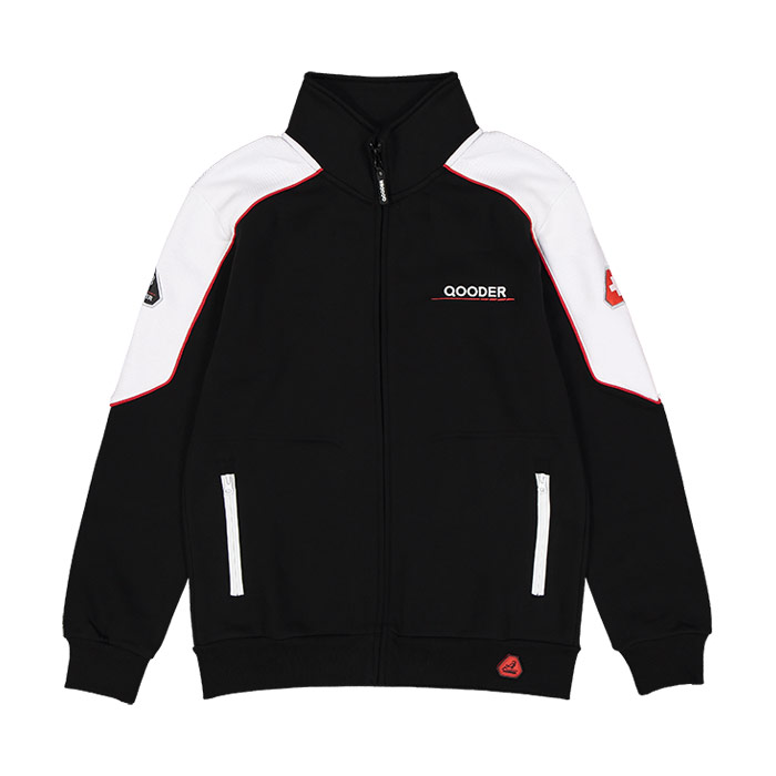 FELPA CON ZIP LUNGA Nero XXL