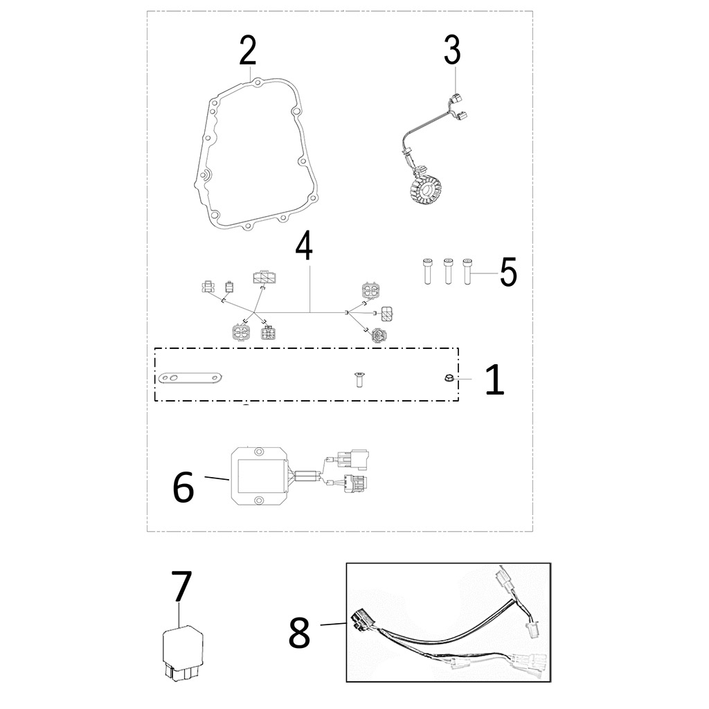 Optional stator 2 connector