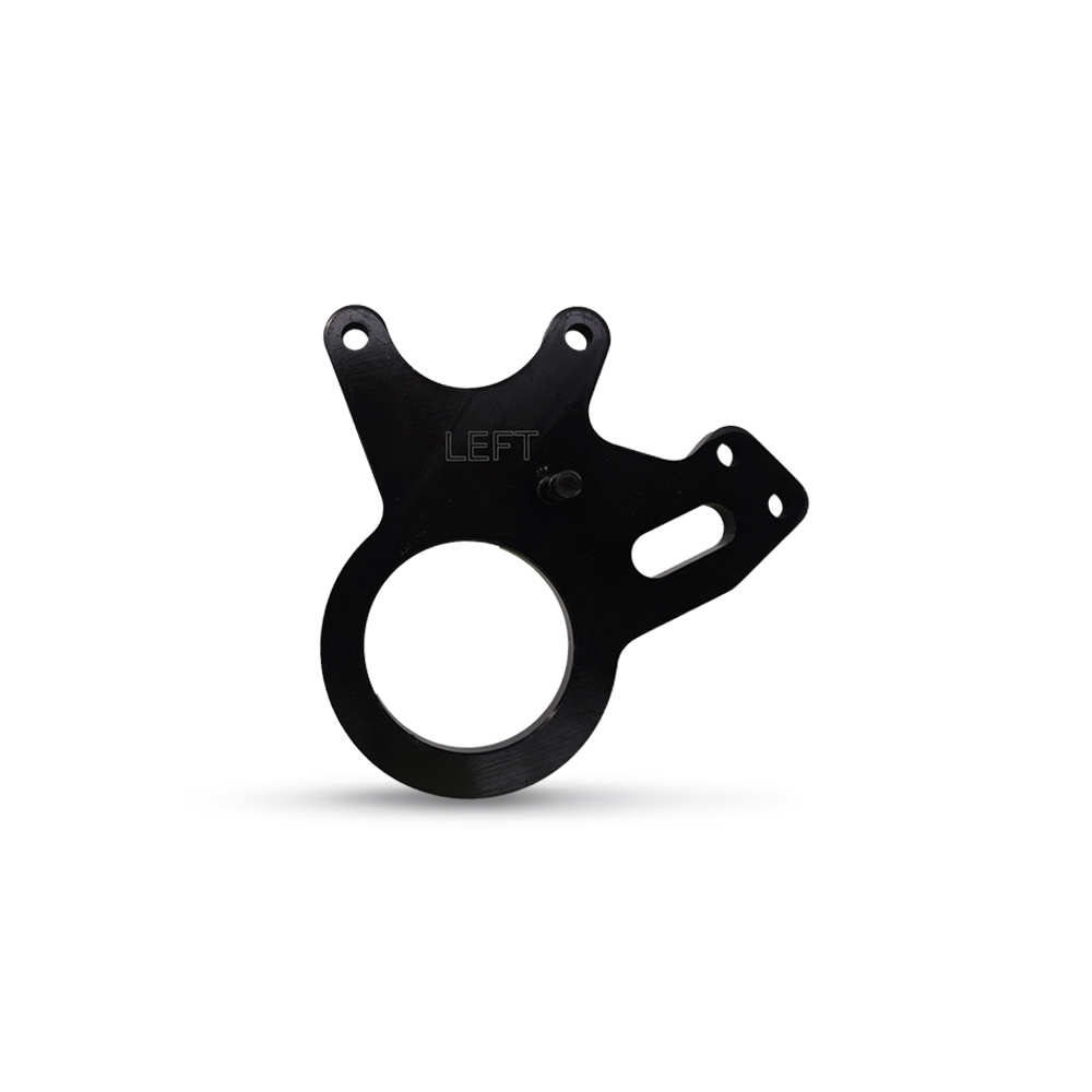 Bremssattelstütze hinten (links)